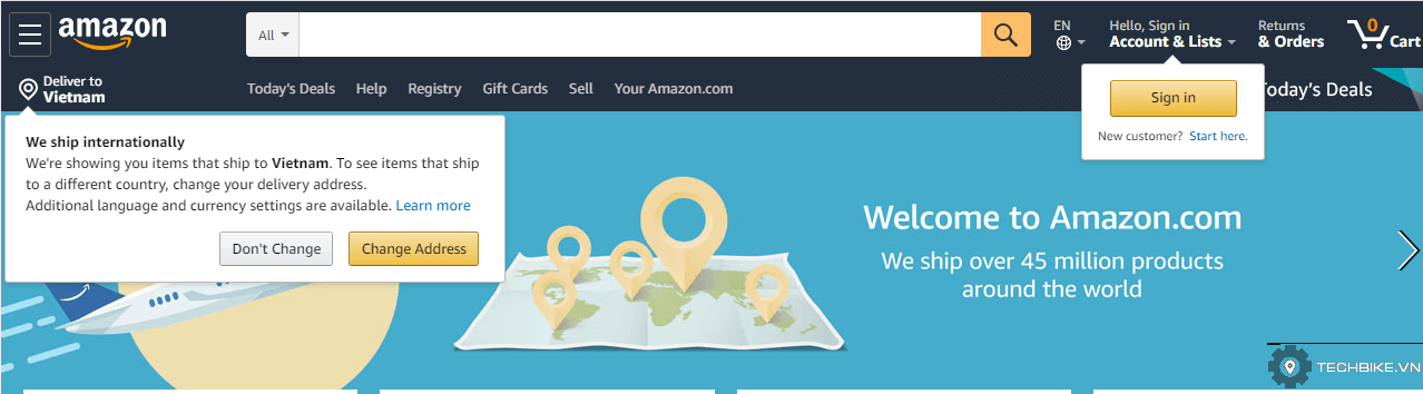 Amazon - trang thương mại điện tử hàng đầu thế giới