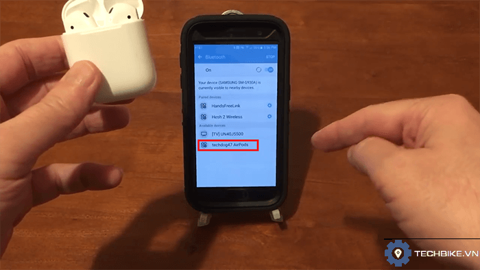 Cách kết nối AirPods với điện thoại thông minh Android bước 5