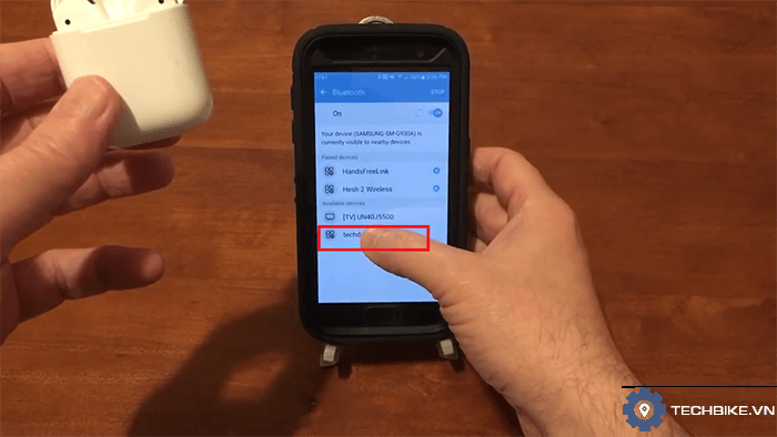 Cách kết nối AirPods với điện thoại thông minh Android bước 6