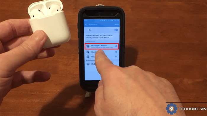 Cách kết nối AirPods với điện thoại thông minh Android bước 7