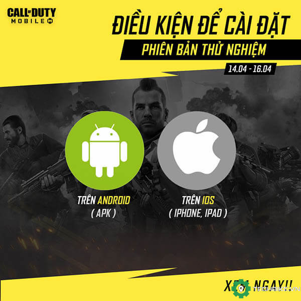 Cấu hình tối thiểu chơi Call of Duty Mobile VN (Android - iPhone)
