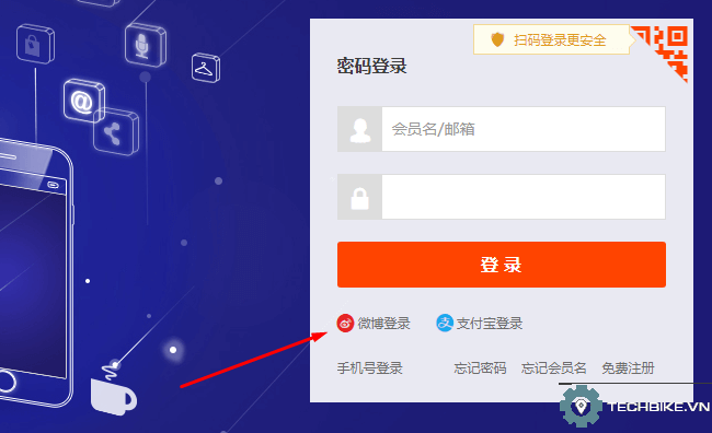 Đăng ký tài khoản Taobao