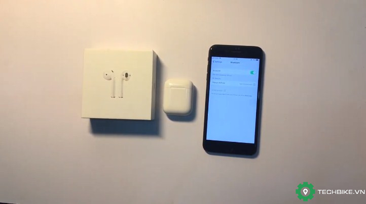 Mở Bluetooth để kết nối lại Airpods và iPhone