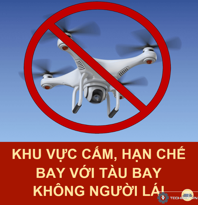 Flycam được bay ở những khu vực nào? khu vực cấm bay, hạn chế bay