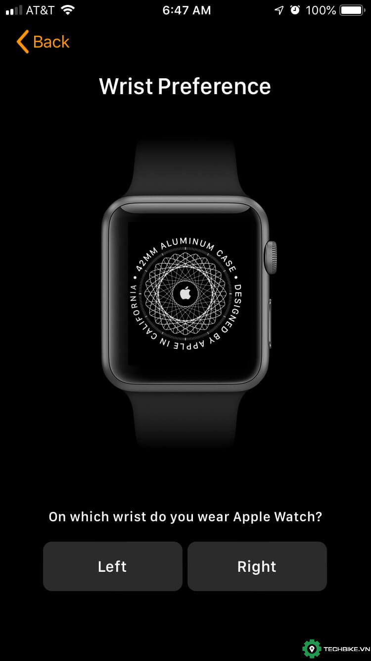 Thiết lập Apple Watch và Iphone sau khi ghép nối