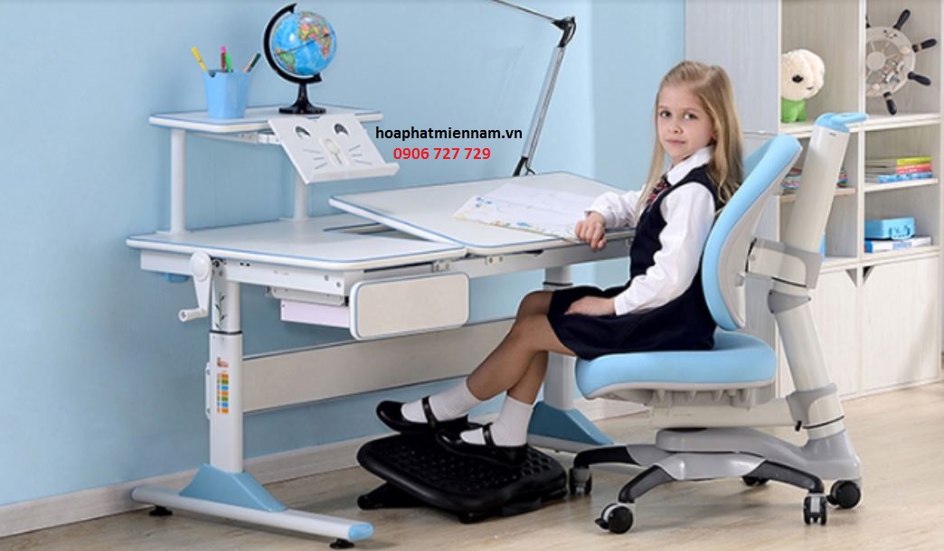Ghế ngồi học thay đổi chiều cao dễ dàng điều chỉnh chiều cao phù hợp với vóc dáng của bé