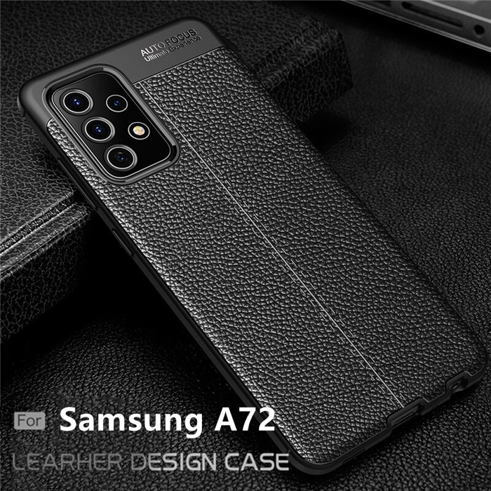 Ốp lưng Galaxy A72 5G LT Leather Design Case vân da sang trọng 5