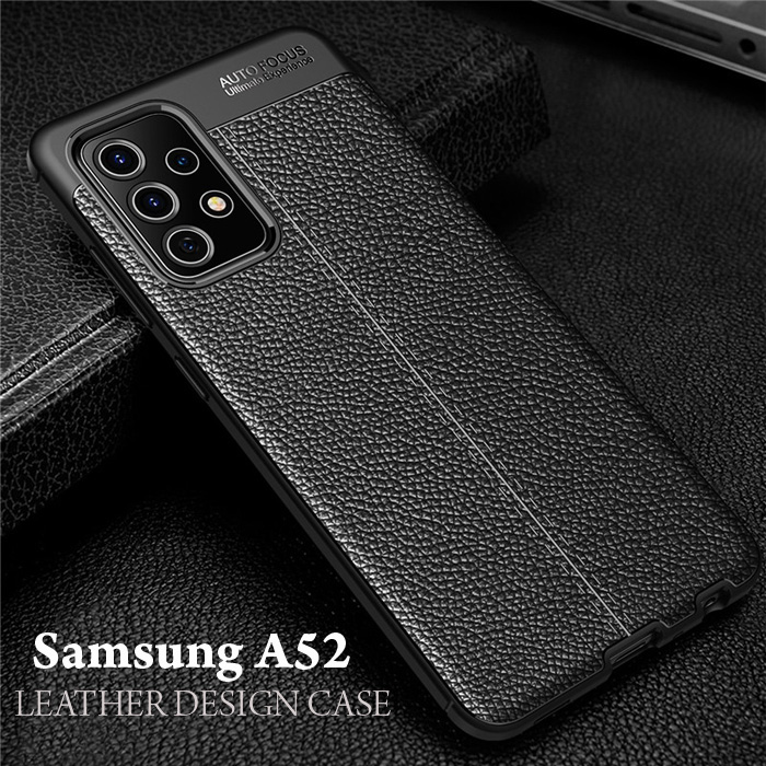 Ốp lưng Samsung A52 5G LT Leather Design Case vân da sang trọng 5