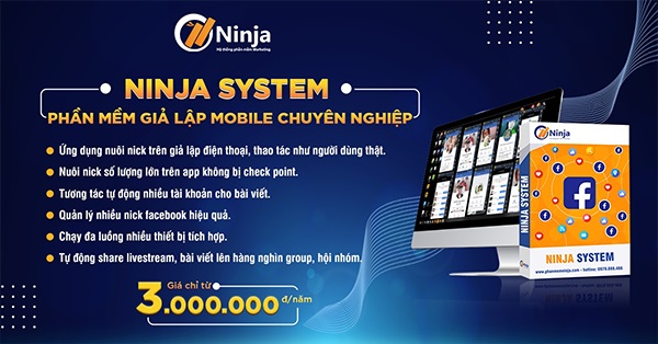 Phần mềm nuôi nick trên giả lập Ninja System